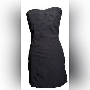 XXI Forever 21 M Black Strapless Bodycon Dress